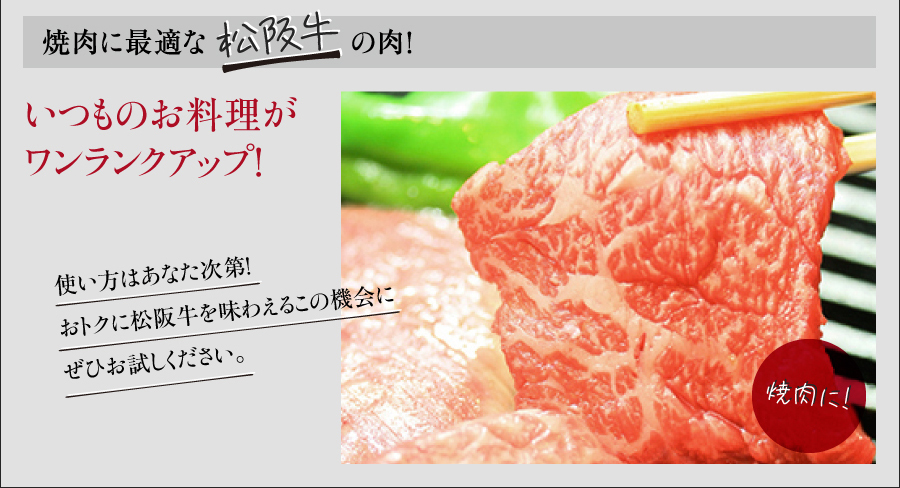  松阪牛網焼き(網焼き肉300g)モモ肉 松阪牛ギフト